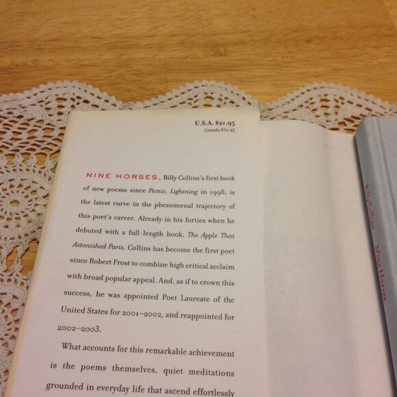 Poetry, Billy Collins, Nine Horses Poems - Picture 8 of 8